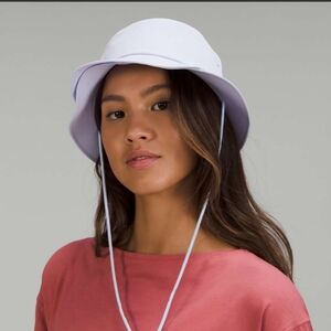 Women's White Lululemon Bucket Hat